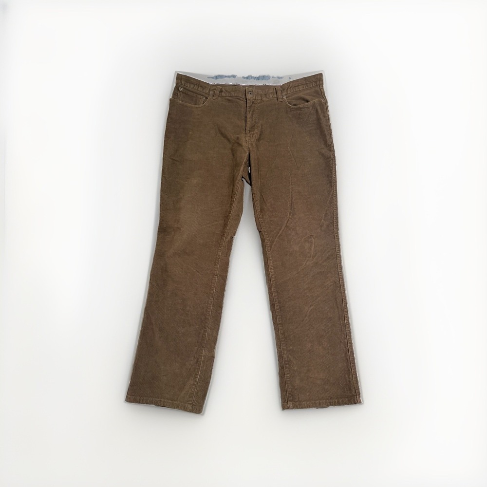 L.L. Bean standard fit brown corduroy pants, cotton, men's 40x29